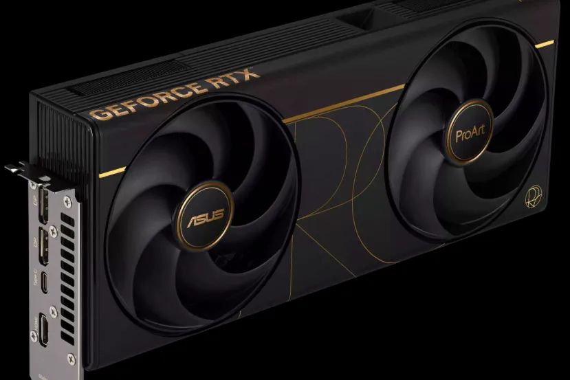 La ASUS ProArt RTX 5090 aparece con cámara de vapor, metal líquido y un diseño un 27 % más delgado