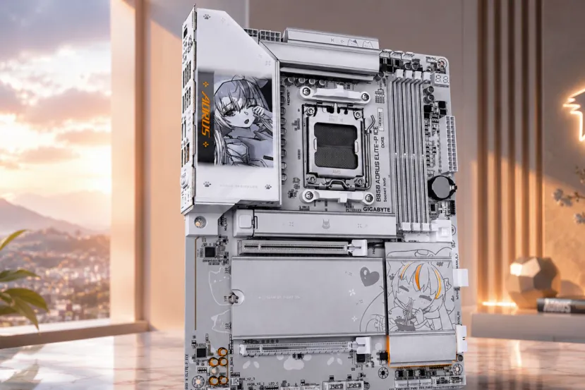 GIGABYTE lanza la placa B850 AORUS ELITE-P ICE en edición Ari para los fans del anime y el PC DIY
