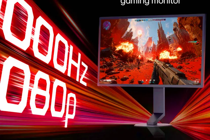 El primer monitor gaming Full HD de 1.000 Hz nativos ya es oficial y llega de la mano de LG