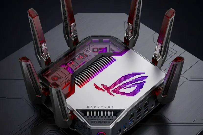 El Router ASUS GT-BN98 Pro para gaming llevará Wi-Fi 8 y puertos de 10 Gbps