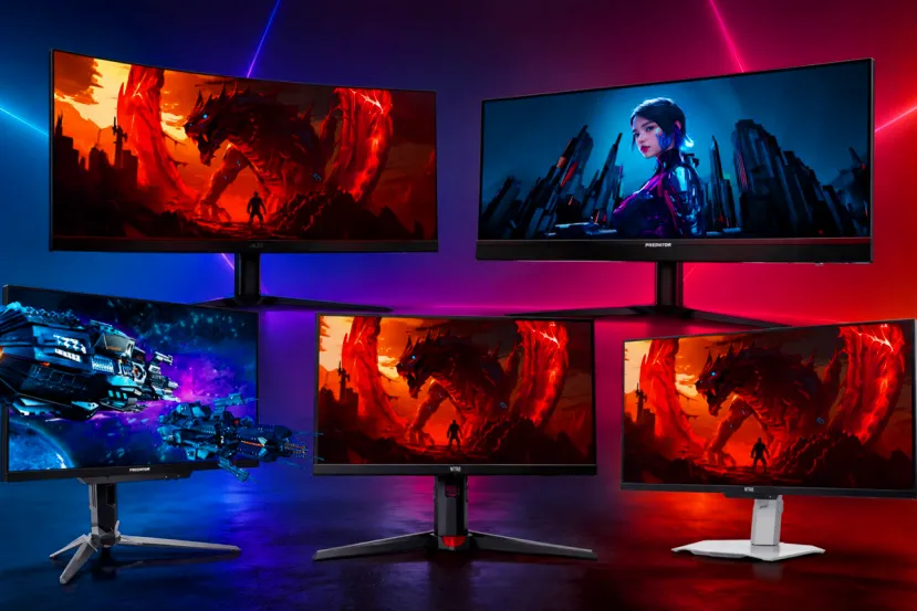Acer presenta sus nuevos monitores Predator y Nitro con resoluciones 5K, 3D sin gafas y hasta 1000 Hz
