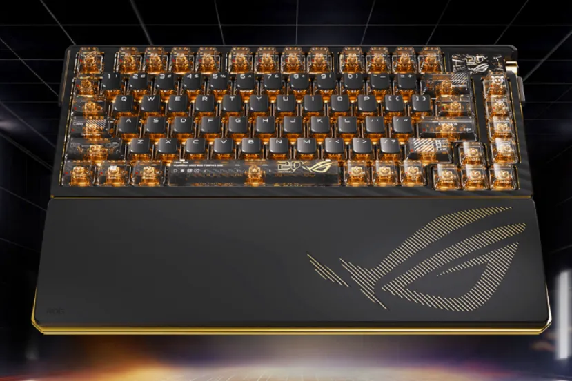 Un ratón de 65.000 DPI y un teclado con fibra de carbono bañados en oro de 24 quilates entre los nuevos periféricos de ASUS ROG 20 aniversario