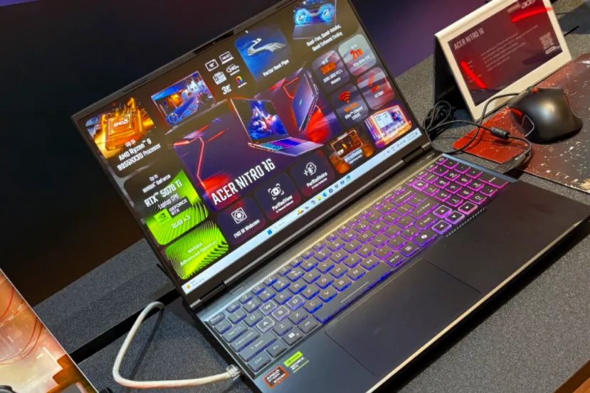Acer Nitro 16: así es el primer portátil de la marca en exprimir la tecnología AMD 3D V-Cache con el Ryzen 9 9955HX3D