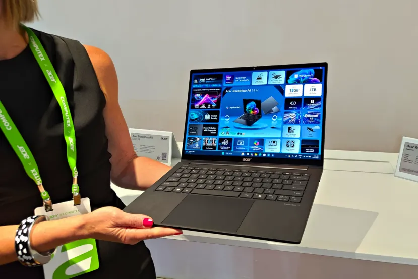 Acer TravelMate P6 14 AI baja del kilo y estrena el diseño Comfort Touch en su nueva gama profesional