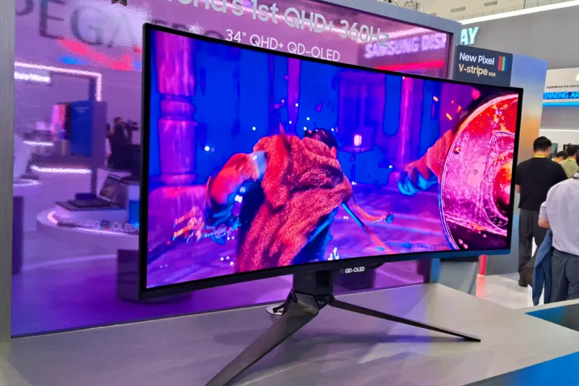 Samsung Display presenta en Computex el primer panel QD-OLED del mundo con 4K y 360Hz a la vez