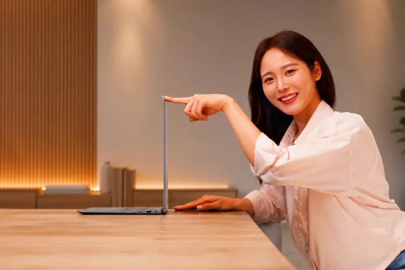 Samsung muestra el panel OLED Ultra Slim para portátiles gaming que reduce el grosor un 20% sin perder calidad de imagen