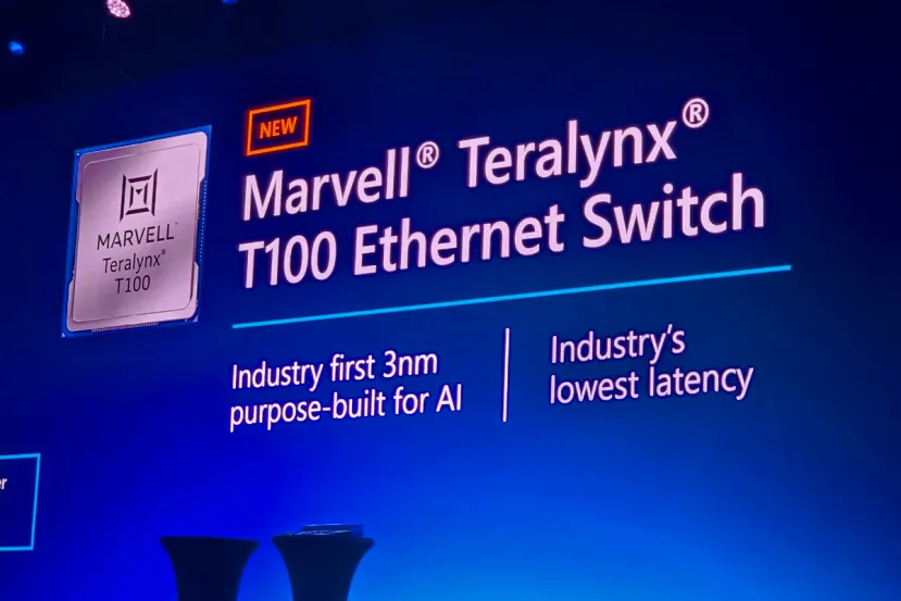 Marvell anuncia el Teralynx T100, un switch de 102,4 Tbps para centros de datos de IA y cloud