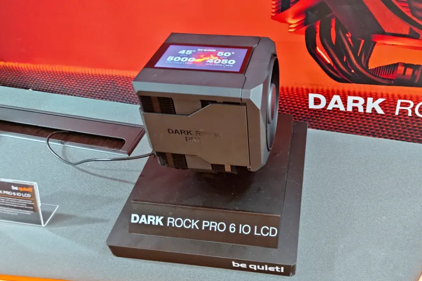 be quiet! muestra en el Computex 2026 su disipador más avanzado con display integrado y ventiladores Silent Wings