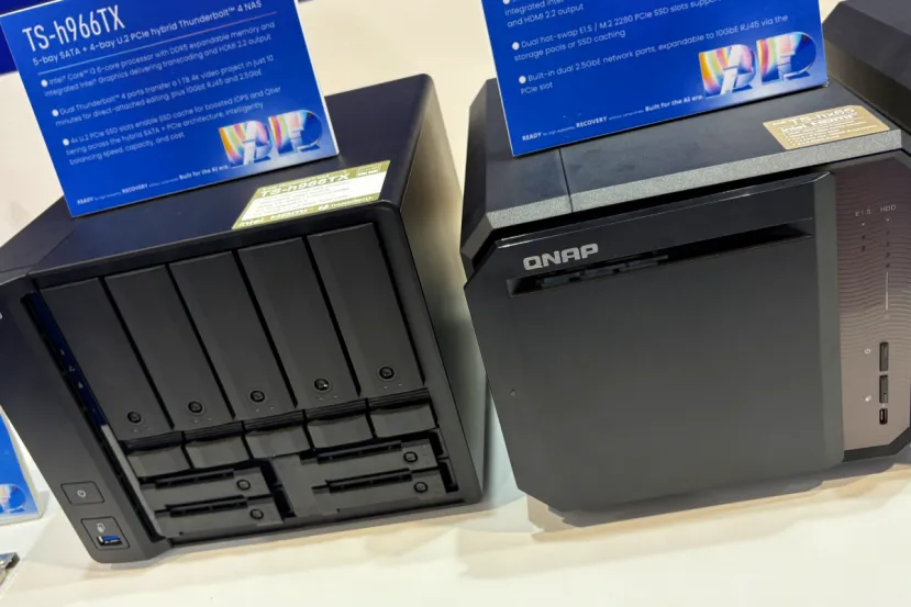 QNAP renueva sus NAS híbridos (HDD+SSD) con conectividad Thunderbolt 4 y USB 4
