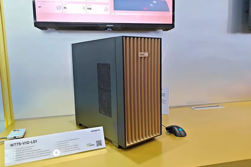 Gigabyte enseña en Computex 2026 desde mini PC para agentes hasta un superordenador de escritorio con GB300