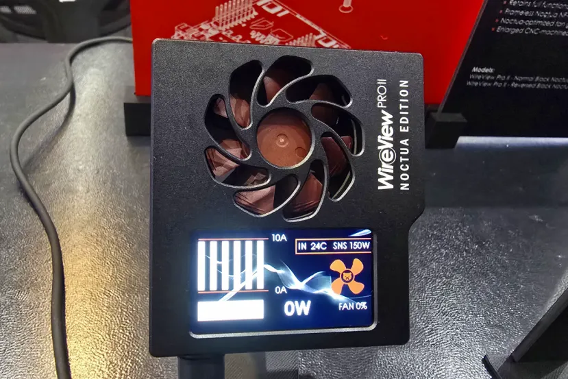 Thermal Grizzly añade al WireView Pro II un diminuto ventilador Noctua