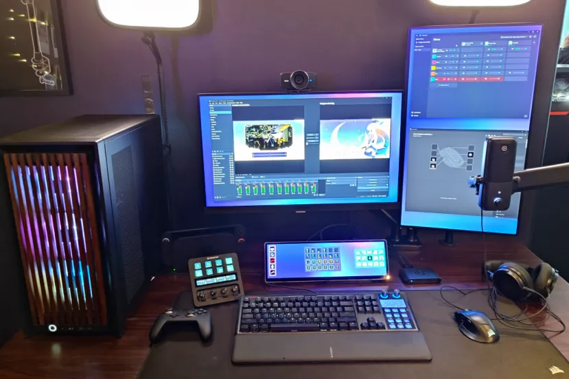 CORSAIR suma una silla TC80, una XENEON EDGE de 14,5 pulgadas en Crystal y Smoke y nuevos paneles de madera para la FRAME 5000
