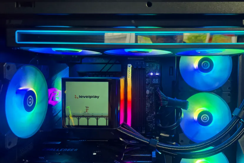 Las nuevas refrigeraciones líquidas de LevelPlay convierten el bloque de la CPU en una pantalla personalizable y orientable
