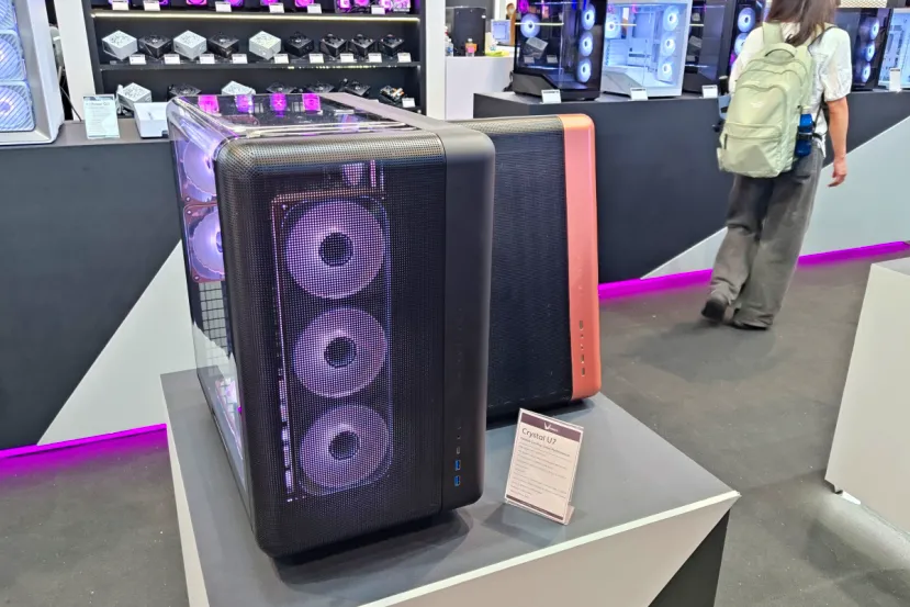 Las Crystal U7 y Z3 llegan con soporte para radiadores de 360 mm y GPU de hasta 420 mm en la gama panorámica de Formula V Line