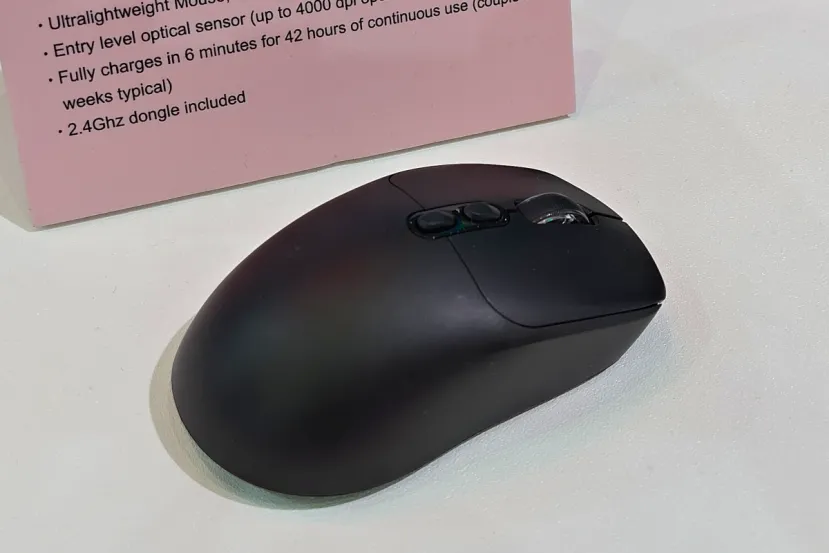 XPG SLINGSHOT Wireless llega al Computex 2026 con 55 gramos, supercondensador y 42 horas de autonomía cargando en 6 minutos