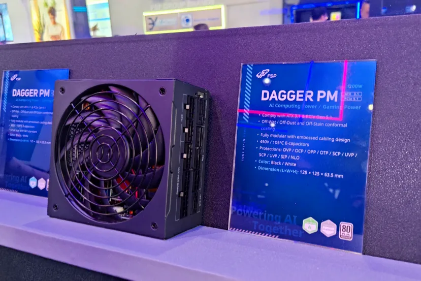 Formato SFX para equipos compactos, pero con 1200 W: es la propuesta de FSP con La DAGGER PM