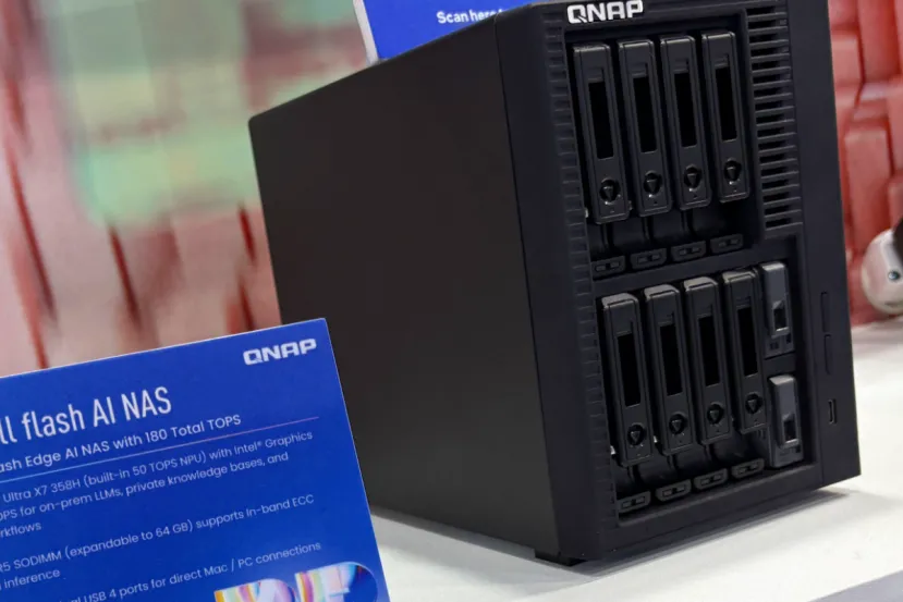 QNAP nos presenta uno de sus prototipos de nueva generación de NAS con IA