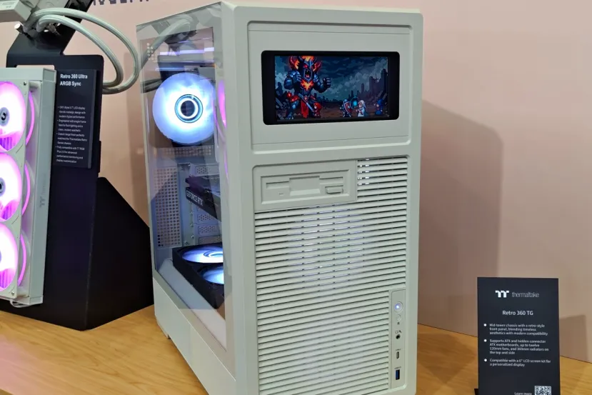 Diseño retro junto con conectivididad y materiales modernos en la Thermaltake Retro 360 TG