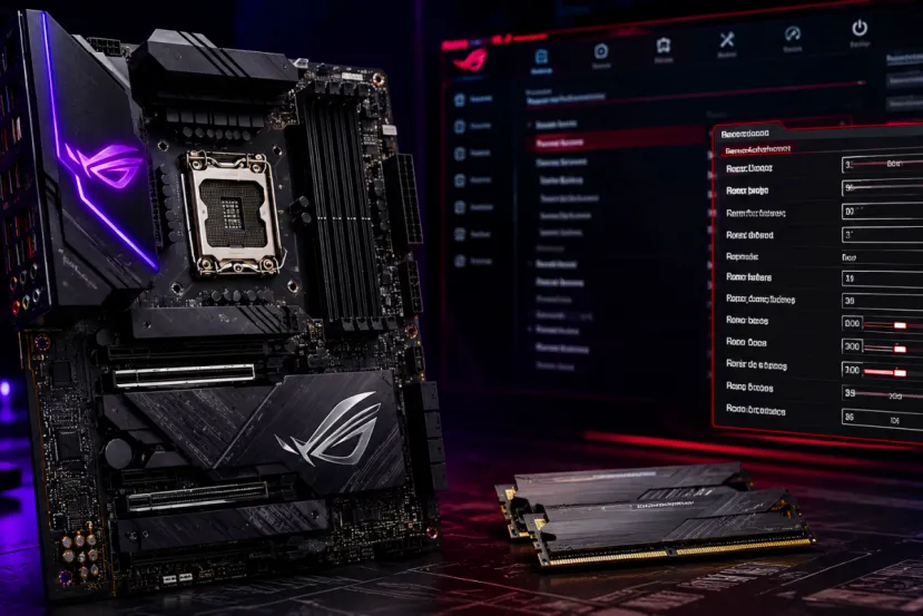ASUS actualiza la BIOS beta de la ROG Crosshair X870E con soporte para AMD EXPO Ultra Low Latency y nuevas opciones de temporización DDR5