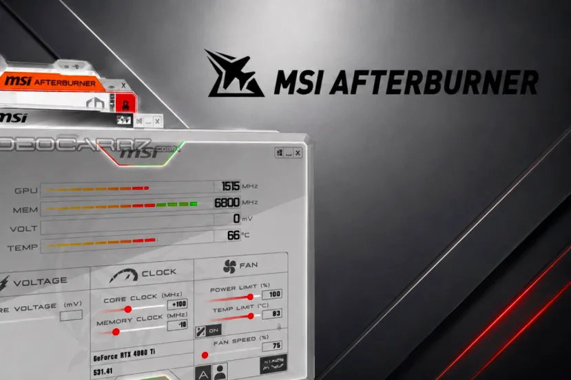 La beta de MSI Afterburner añade un botón de ayuda que lo cambia todo para los que tunean su gráfica NVIDIA