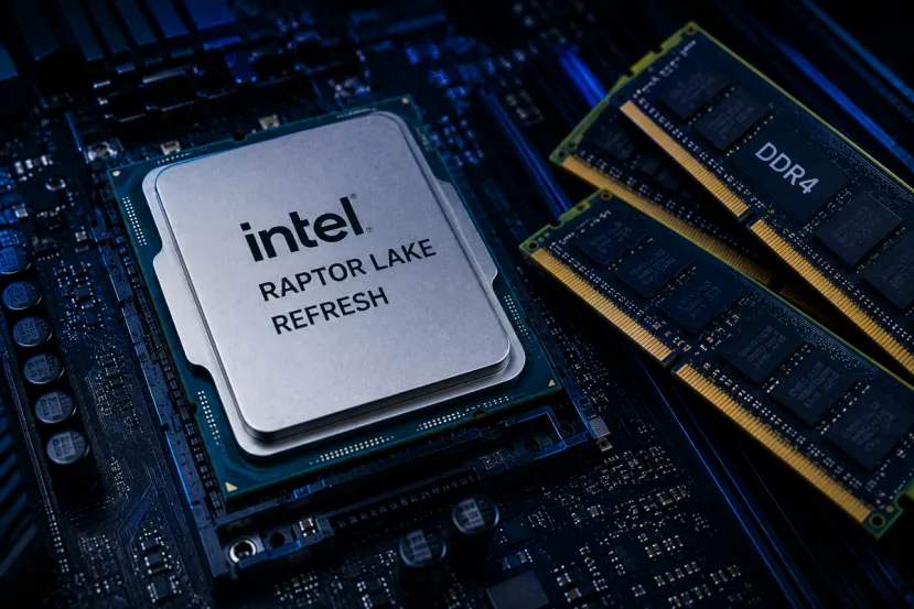 Los Intel Raptor Lake Next para portátiles llegarán para aprovechar el stock de memoria DDR4