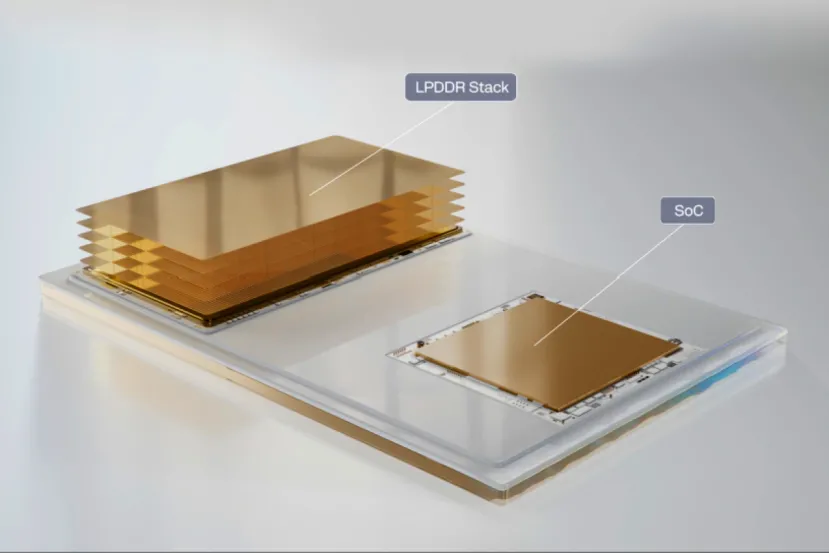 Qualcomm presenta la memoria HBC, pilas de LPDDR que consiguen hasta 133 TB/s de ancho de banda para aceleradores de IA