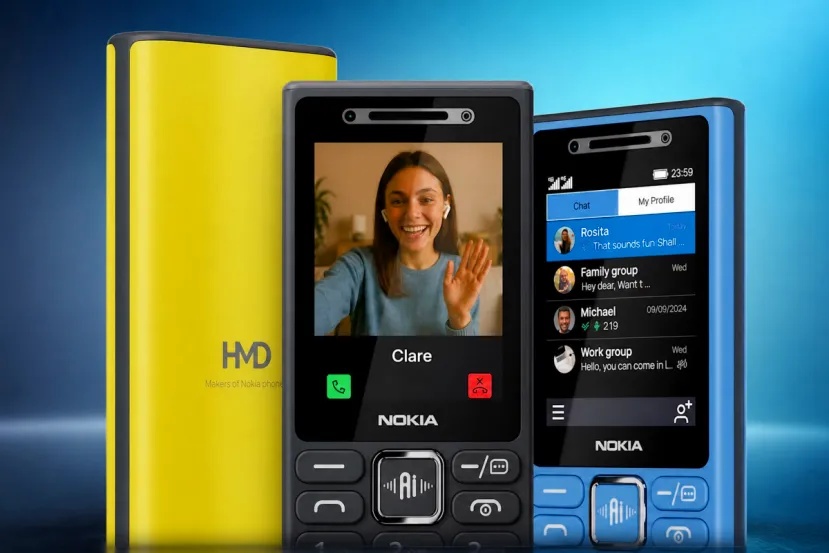 HMD lanza cuatro teléfonos Nokia con teclado físico e inteligencia artificial integrada
