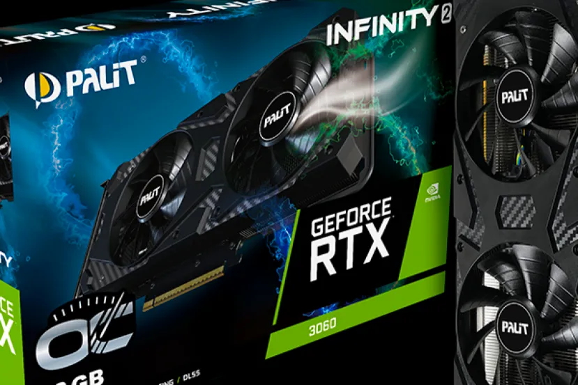 Palit ya ofrece la "nueva" RTX 3060 Infinity OC 2, la gama de entrada de las RTX 30 vuelve con 12 GB de VRAM GDDR6