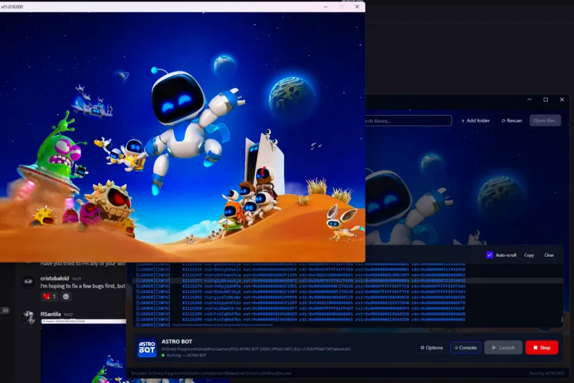 SharEmu logra ejecutar Astro Bot en PC y avanza en la emulación de juegos de PS5
