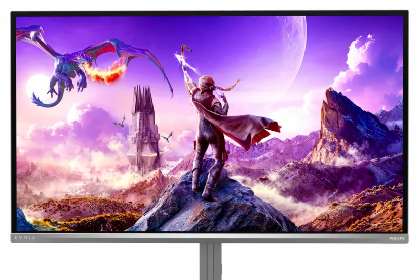 Philips lanza el Evnia 32M2N6901A con panel QD-OLED 4K, 165 Hz y carga USB-C de 90 W