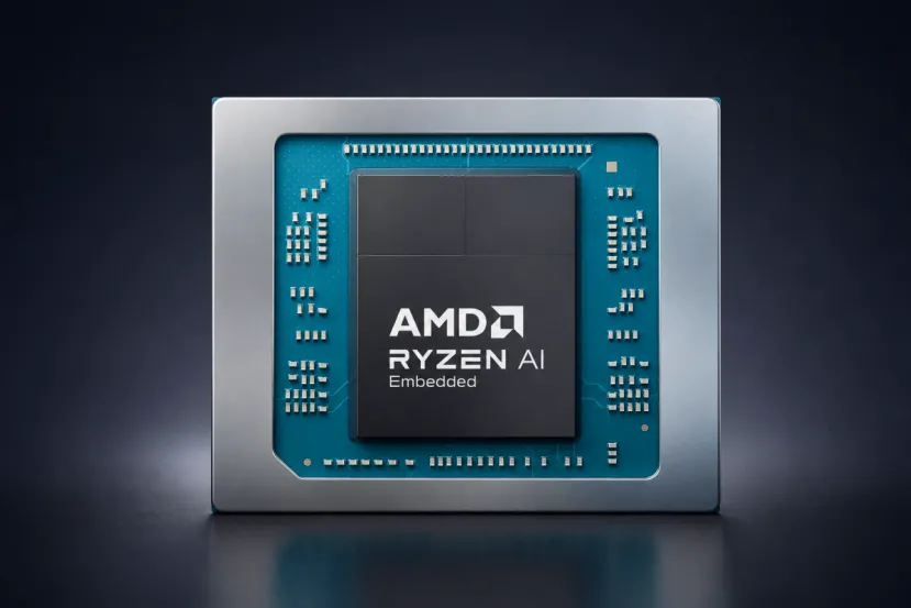 AMD asegura que su Ryzen AI Embedded X100 rinde hasta 3,5 veces más que los chips de Intel para tareas de IA