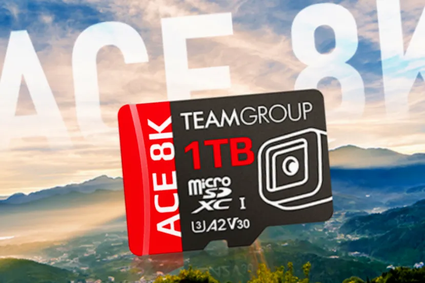 Team Group anuncia las tarjetas MicroSDXC ACE 8K con hasta 1 TB de capacidad, certificación V30 y clase A2