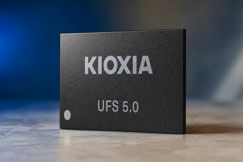La UFS 5.0 de Kioxia llega en 1 TB con hasta 10 GB/s de lectura secuencial