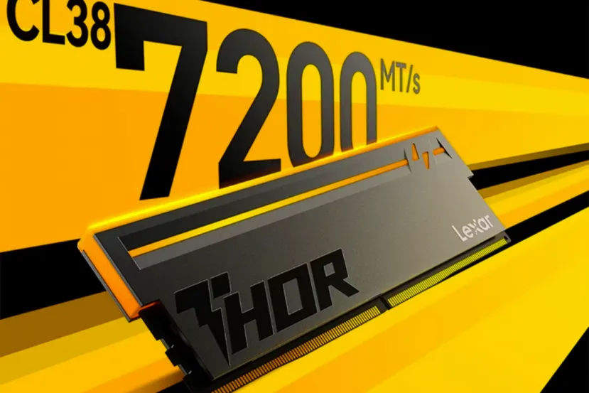 Lexar estrena sus memorias THOR II RGB DDR5 Gen 2 con chips DRAM chinos y velocidades de hasta 7.200 MT/s 