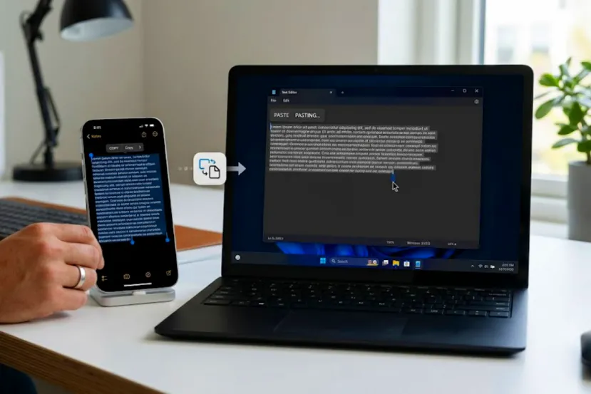 Apple trabaja en una nueva función que permitirá copiar y pegar texto y otro contenido desde y hacia los iPhone en un PC con Windows