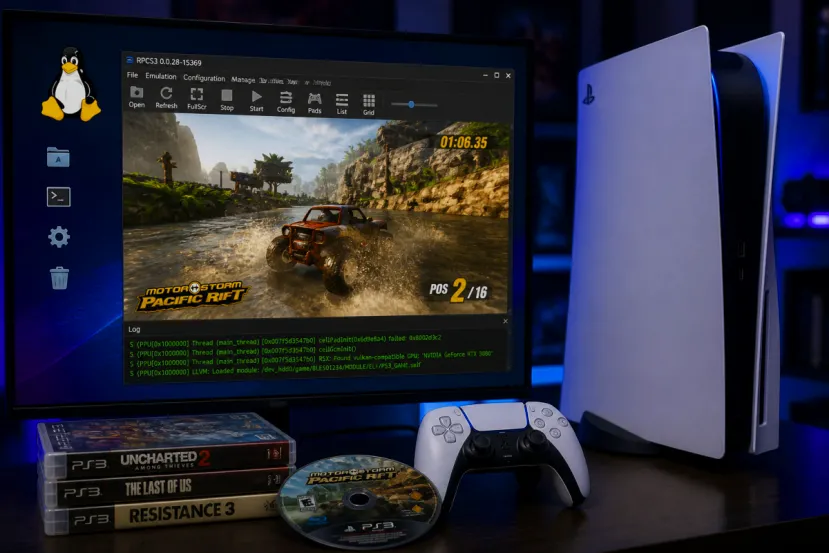 A pesar de que el emulador RPCS3 rinde mejor en Linux, el 90 % de los usuarios lo usa bajo Windows