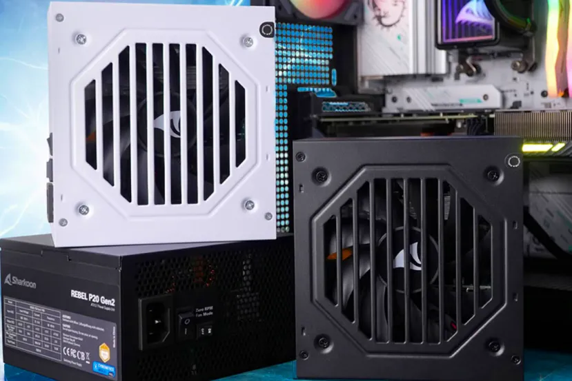 Sharkoon certifica la Rebel P20 Gen 2 con Cybenetics Gold y un conector nativo 12V-2x6 para las GPUs más exigentes