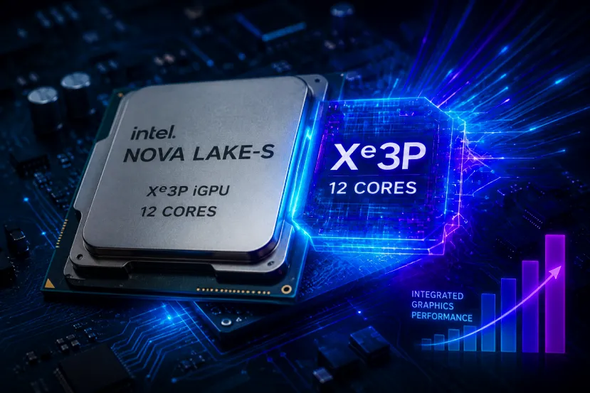Las iGPU de los procesadores Intel Nova Lake con gráficos Xe3P fijarán su consumo PL2 en los 40 W