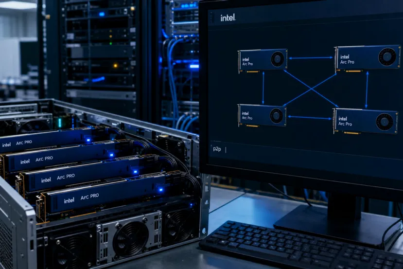 Intel XPU Manager 2.1 añade un comando p2p para mapear la conectividad entre GPU Arc Pro