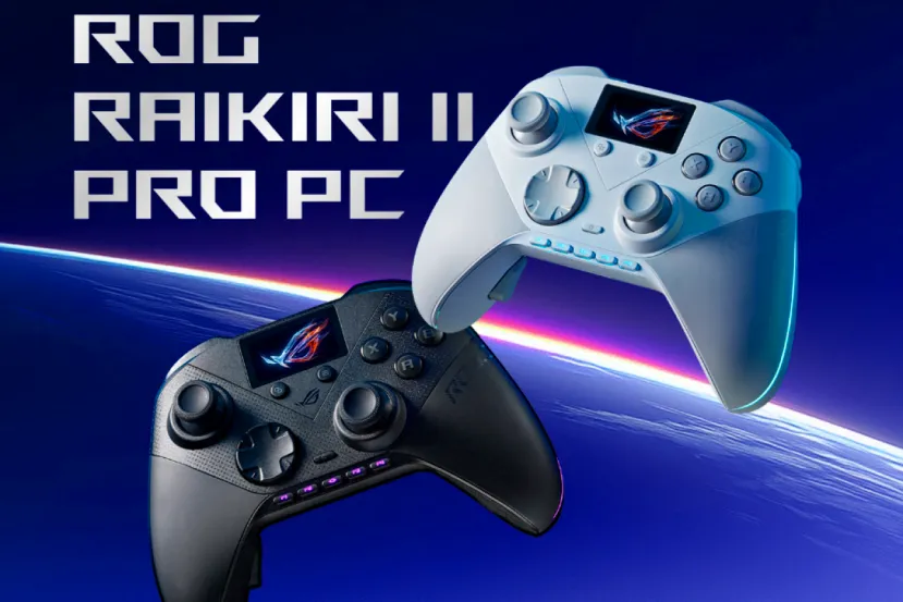 El nuevo Gamepad ASUS ROG Raikiri II Pro cuenta con 8.000 Hz de tasa de sondeo y joystick TMR intercambiables sobre la marcha