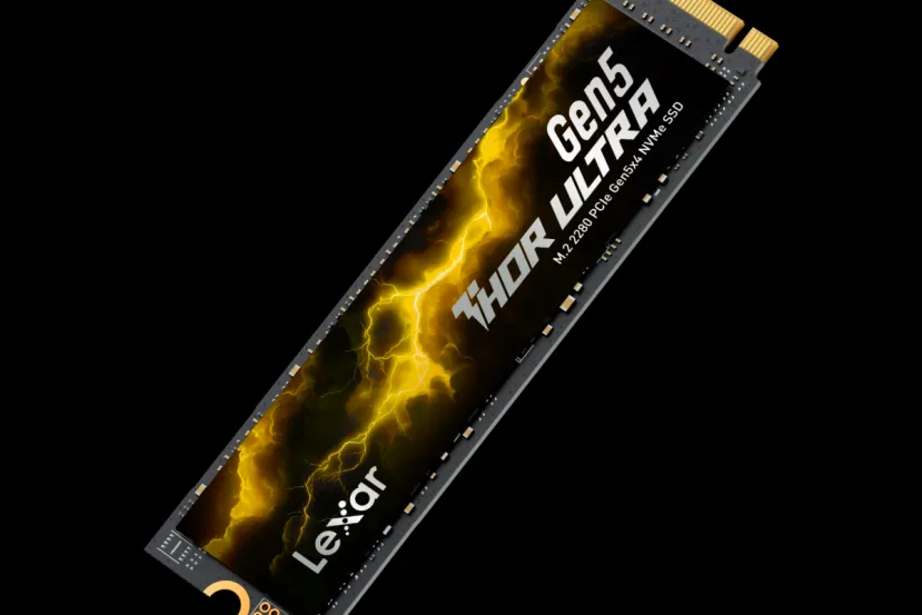 Lexar presenta sus SSD PCIe 5.0 Thor Ultra con hasta 11 GB/s de lectura y capacidades de hasta 4 TB