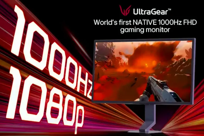 LG Ultragear 25G590B: El primer monitor que alcanza los 1.000 Hz llegará el 31 de agosto y costará un dólar por cada herzio