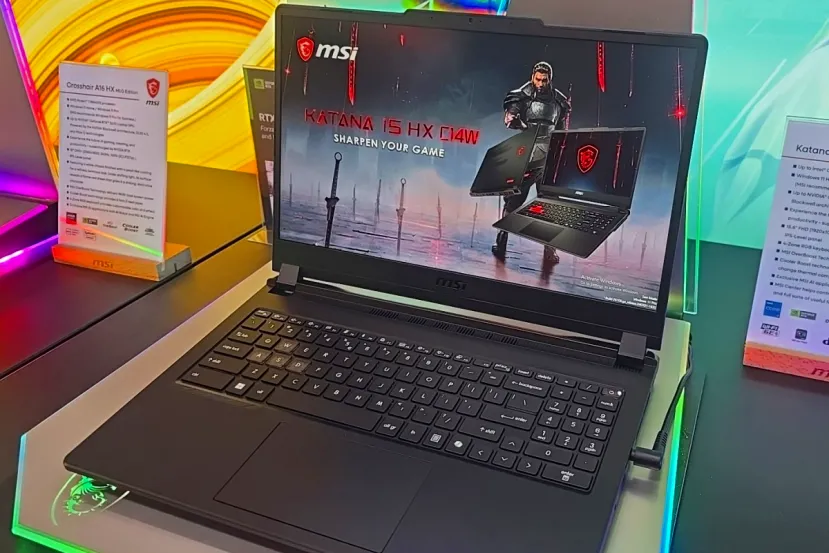 MSI lanza el Katana 15 HX C14 con una RTX 5070 en un chasis de 2,1 kg