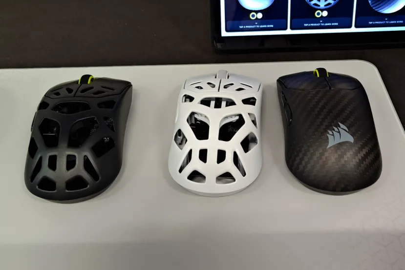 Corsair muestra los SABRE V3 PRO en Gamescom con sensor MARKSMAN X de 42.000 DPI