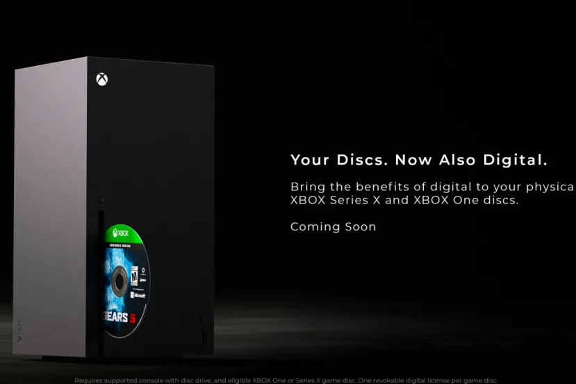 Xbox permitirá convertir juegos físicos de One y Series X o S en copias digitales desde el 31 de agosto