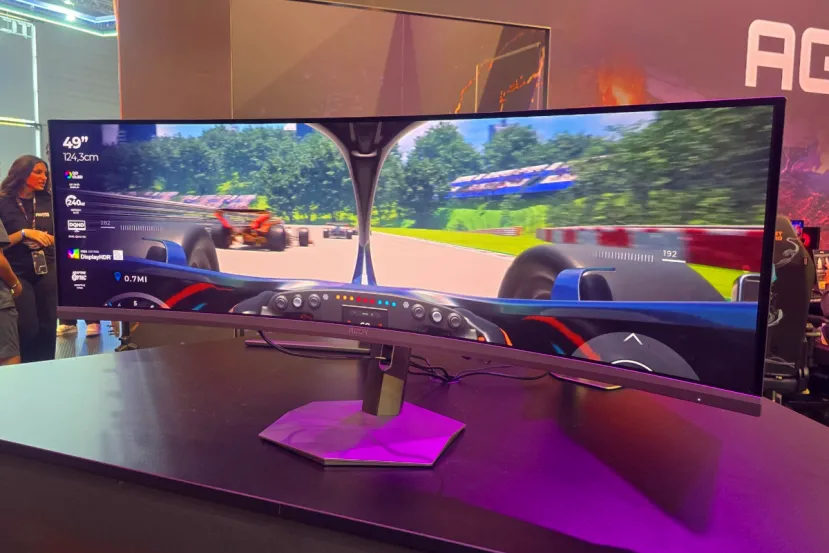 AOC lleva a Gamescom un monitor QD-OLED de 48,9 pulgadas, 5.120 x 1.440 píxeles y 240 Hz