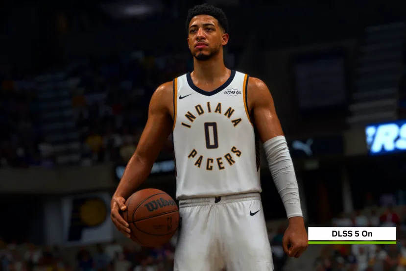 NVIDIA DLSS 5 llega a NBA 2K27 con apariencia fotorrealista y hasta 370 FPS en 4K con una RTX 5090