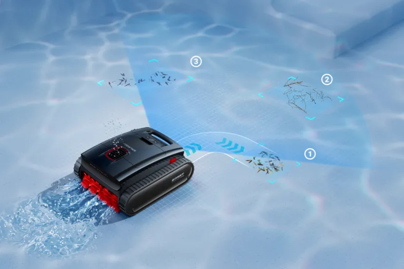 RockAqua P1, el nuevo robot de piscina de Roborock que limpia fondo, paredes y hasta la línea del agua