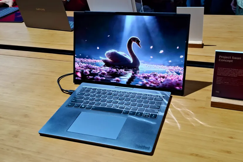 Lenovo Project Swan transforma una pantalla de 14 pulgadas y formato 4:3 en una de 17 pulgadas y 16:9
