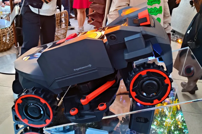 El nuevo cortacésped de Segway se llama Navimow H5 Pro y tiene un brazo extensible de 7,7 cm con tracción para pendientes del 80%